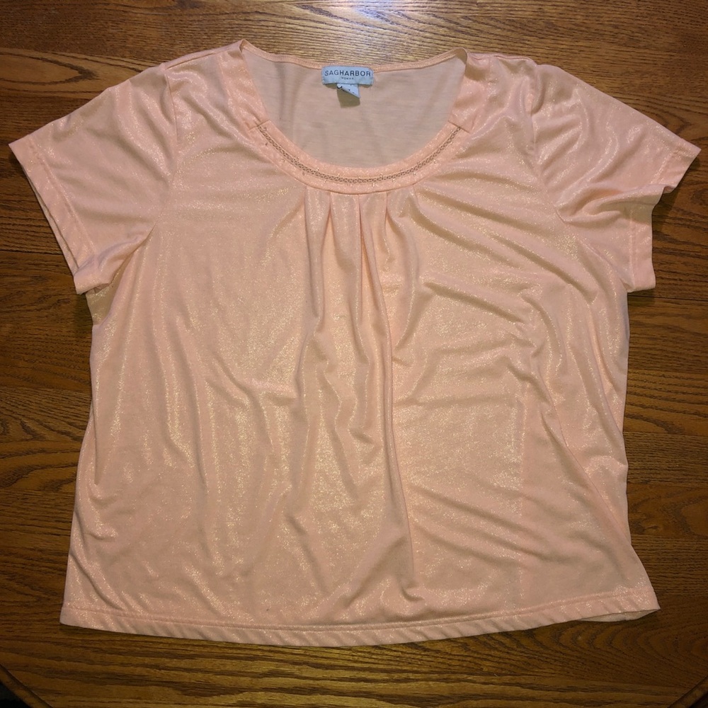Orange blouse